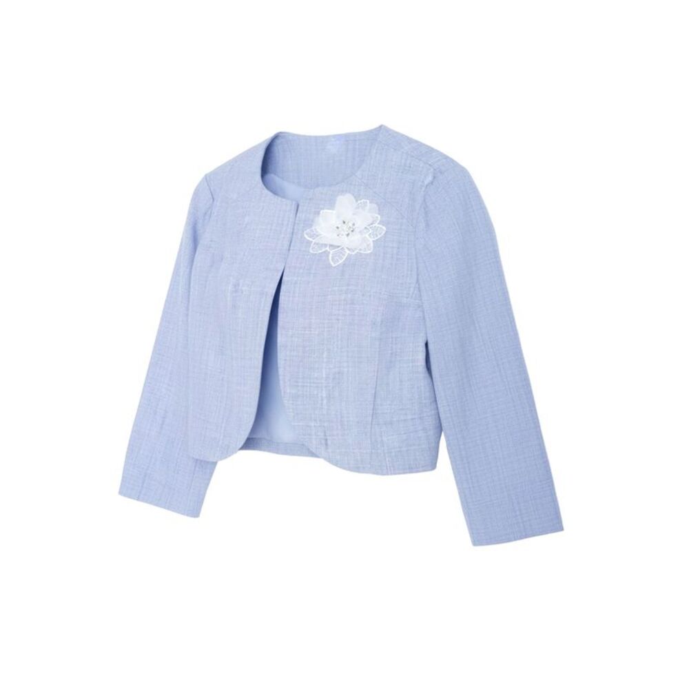 Women's Formal Bolero Evening Dress Wedding Cocktail Coat Light Blue